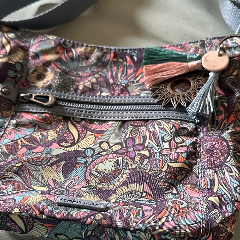 Sakroots Colorful Patterned Crossbody Bag